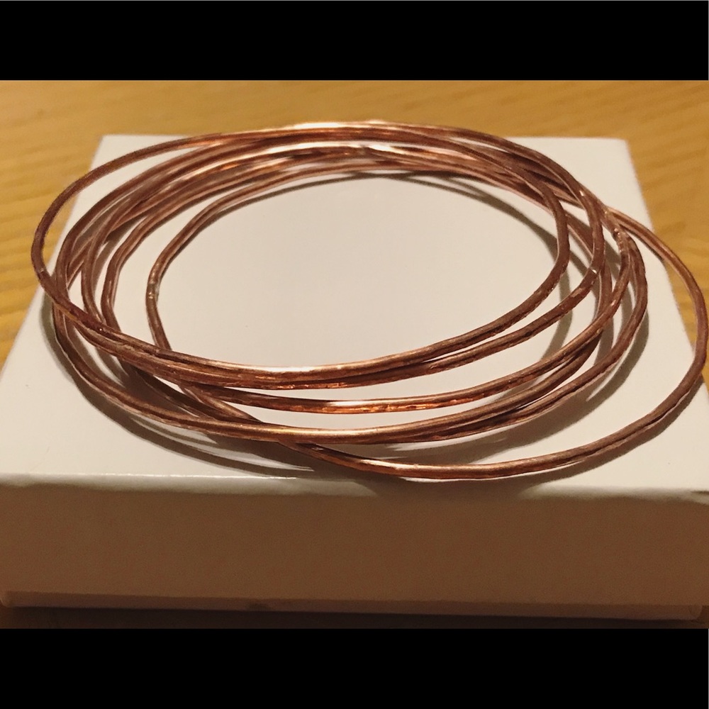 Stacking Copper Bangles